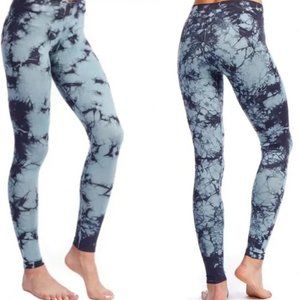 Nux Tie-dyed leggings size S blue/gray and purple
